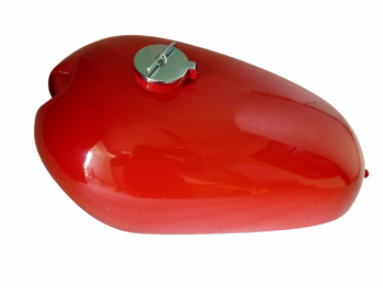 FIT FOR NORTON AJS MATCHLESS G12 CSR COMPETITION RED PAINTED GAS FUEL TANK + FREE CAP