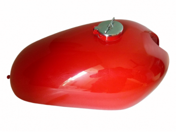 FIT FOR NORTON AJS MATCHLESS G12 CSR COMPETITION RED PAINTED GAS FUEL TANK + FREE CAP