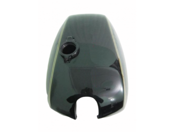 NORTON COMMANDO INTERSTATE BLACK PAINTED STEEL GAS FUEL PETROL TANK |Fit For