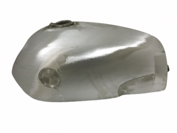 Fit For Norton Fastback Commando Aluminium Tank with round badge slot 