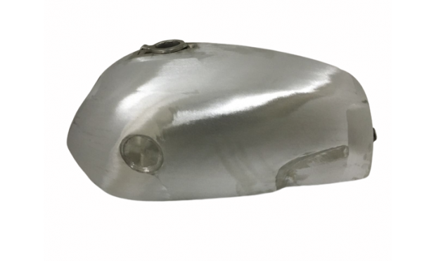 Fit For Norton Fastback Commando Aluminium Tank with round badge slot 