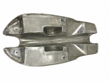Fit For Norton Fastback Commando Aluminium Tank with round badge slot 