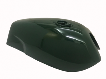 FIT FOR NORTON COMMANDO FASTBACK GREEN PAINTED ALUMINUM FUEL PETROL TANK
