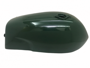 FIT FOR NORTON COMMANDO FASTBACK GREEN PAINTED ALUMINUM FUEL PETROL TANK