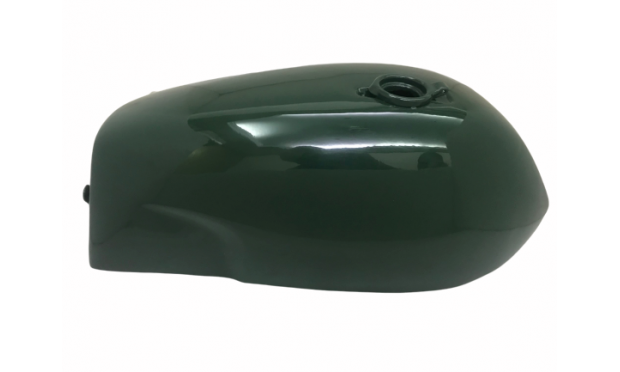 FIT FOR NORTON COMMANDO FASTBACK GREEN PAINTED ALUMINUM FUEL PETROL TANK