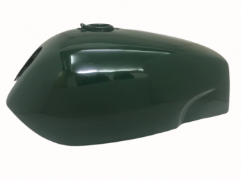 FIT FOR NORTON COMMANDO FASTBACK GREEN PAINTED ALUMINUM FUEL PETROL TANK