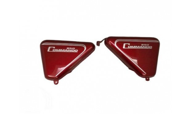 NORTON COMMANDO ROADSTER 850 CHERRY PAINTED SIDE PANELS |Fit For