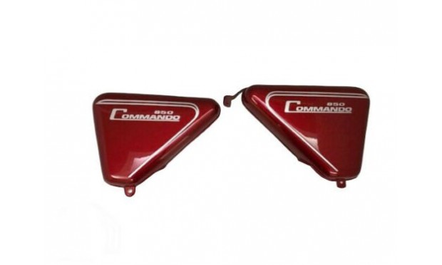 FIT FOR NORTON COMMANDO ROADSTER 850 CHERRY PAINTED SIDE PANELS 