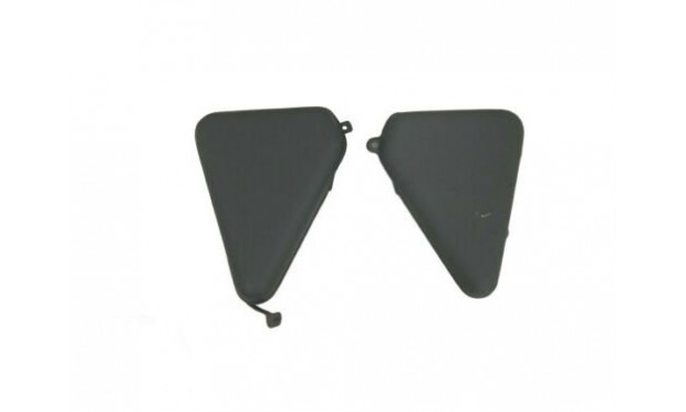Fit For Norton Commando Roadster Raw Left&Right Oil Tank Side Panel Set+Tool Box
