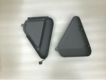 Fit For Norton Commando Roadster Raw Left&Right Oil Tank Side Panel Set+Tool Box