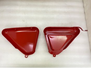 Fit For Norton Commando Roadster Red Painted Petrol Tank + Side Panel 