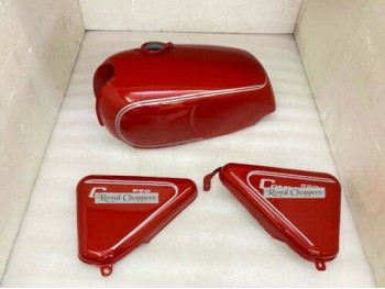 Fit For Norton Commando Roadster Red Painted Petrol Tank + Side Panel 