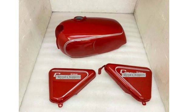 Fit For Norton Commando Roadster Red Painted Petrol Tank + Side Panel 