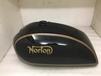 NORTON COMMANDO INTERSTATE BLACK WITH SIDE PANELS |Fit For