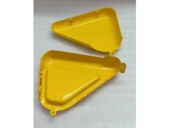Fit For Norton Commando Dunstall Triton Norvil Cafe Racer Yellow Steel Tank+ Side Panel