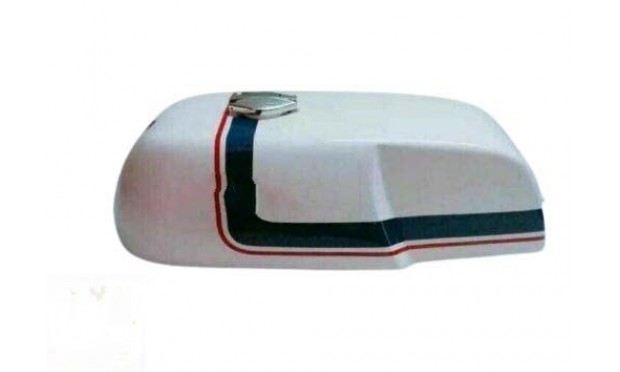 Fit For Norton Commando Dunstall Triton Norvil Cafe Racer Steel White Painted Tank