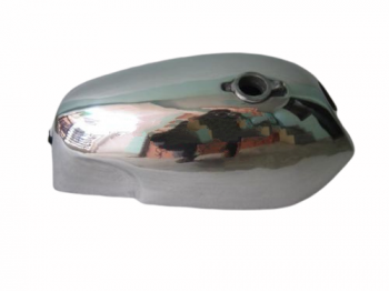 FIT FOR NORTON FASTBACK COMMANDO POLISHED ALLOY ALUMINUM GAS FUEL TANK 