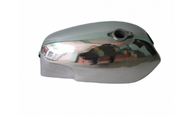 FIT FOR NORTON FASTBACK COMMANDO POLISHED ALLOY ALUMINUM GAS FUEL TANK 