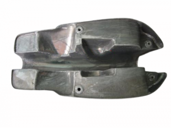FIT FOR NORTON FASTBACK COMMANDO POLISHED ALLOY ALUMINUM GAS FUEL TANK 
