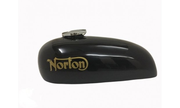 NORTON HI-RIDER BLACK PAINTED STEEL GAS PETROL TANK WITH FREE PETROL CAP |Fit For