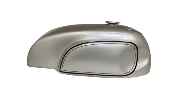 Norton Manx Triton Triumph Wideline Featherbed Silver Paint gas/petrol Tank|Fit For