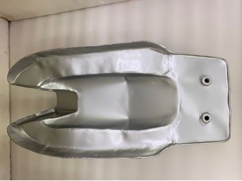 Fit For Norton Manx Triton Triumph Wideline Featherbed Silver Paint gas/petrol Tank