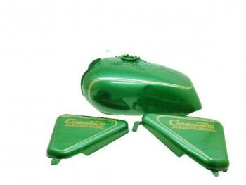 Fit For Norton Commando Roadster Green Painted Petrol Tank + Side Panel 