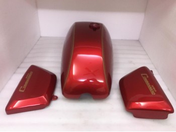 FIT FOR NORTON COMMANDO INTERSTATE CHERRY WITH SIDE PANELS 