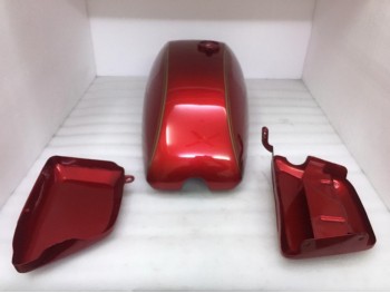 FIT FOR NORTON COMMANDO INTERSTATE CHERRY WITH SIDE PANELS 