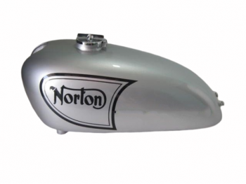 Norton Ajs Matchless G12 Csr Competition Silver Painted Petrol Tank +Cap|Fit For