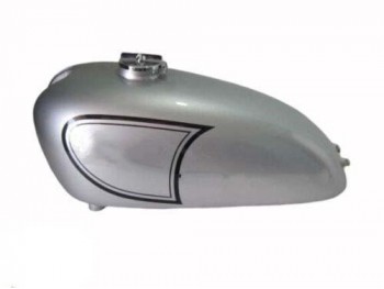 Fit For Norton Ajs Matchless G12 Csr Competition Silver Painted Petrol Tank +Cap
