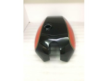 FIT FOR NORTON COMMANDO INTERSTATE BLACK & RED PAINTED STEEL TANK +SIDE PANELS 