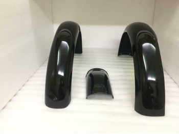 Fit For Norton Es2 Black Painted Front And Rear Mudguard With Stays 