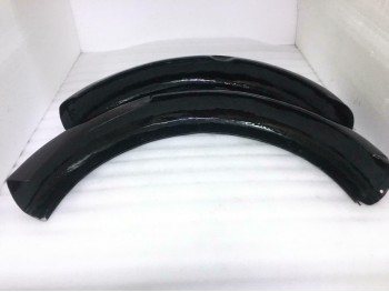 Fit For Norton Es2 Black Painted Front And Rear Mudguard With Stays 