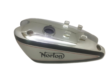 Norton International Model 30 Clubman'S Chrome & Silver Painted Tank|Fits For
