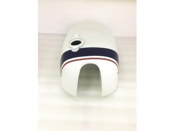 FIT FOR NORTON COMMANDO ROADSTER WHITE PAINTED PETROL TANK WITH 850 SIDE PANEL