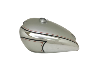Fit For Norton Es2 Chrome & Silver Tank without logo (single knee pad hole)