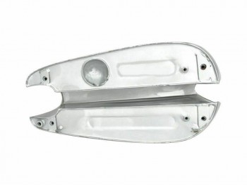 FIT FOR NORTON MODEL 18 SILVER PAINTED PETROL TANK 1930's + FREE FUEL CAP