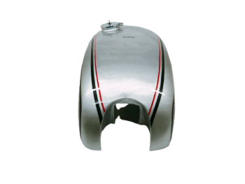 FIT FOR NORTON MODEL 18 SILVER PAINTED PETROL TANK 1930's + FREE FUEL CAP