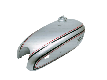 FIT FOR NORTON MODEL 18 SILVER PAINTED PETROL TANK 1930's + FREE FUEL CAP