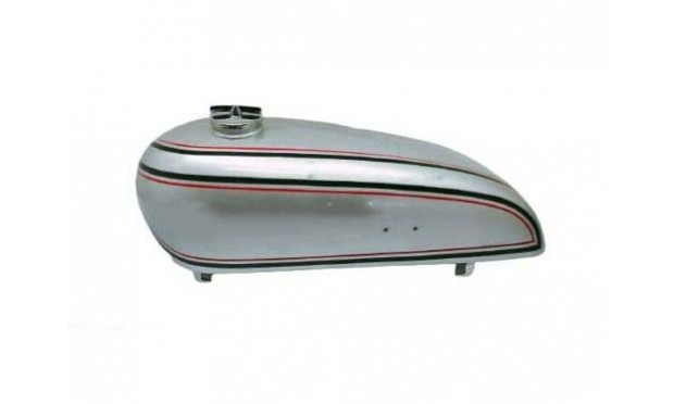 FIT FOR NORTON MODEL 18 SILVER PAINTED PETROL TANK 1930's + FREE FUEL CAP