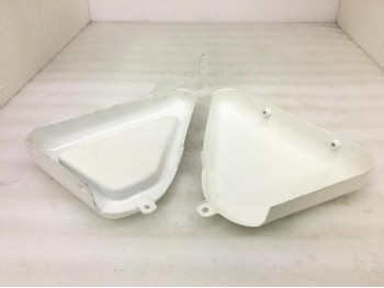 FIT FOR NORTON COMMANDO ROADSTER WHITE PAINTED TANK + SIDE PANEL 