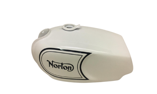 Norton Commando Roadster White Painted Gas Fuel Petrol Tank |Fit For