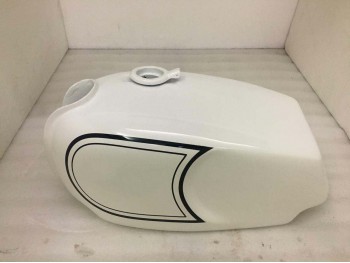 Fit For Norton Commando Roadster White Painted Gas Fuel Petrol Tank 
