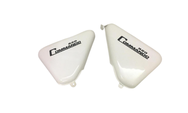 Fit For Norton Commando Roadster White Painted 920 Side Panel 