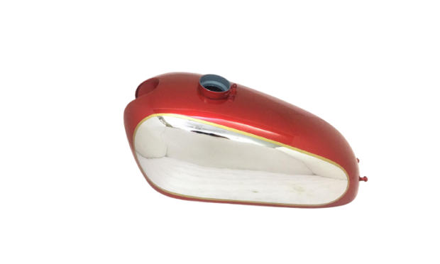 Fit For Norton P11 N15 Matchless G15 G80Cs Steel Cherry & Chrome Scrambler Tank 