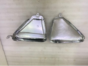 Fit For Norton Commando Roadster Aluminum Side Panels 