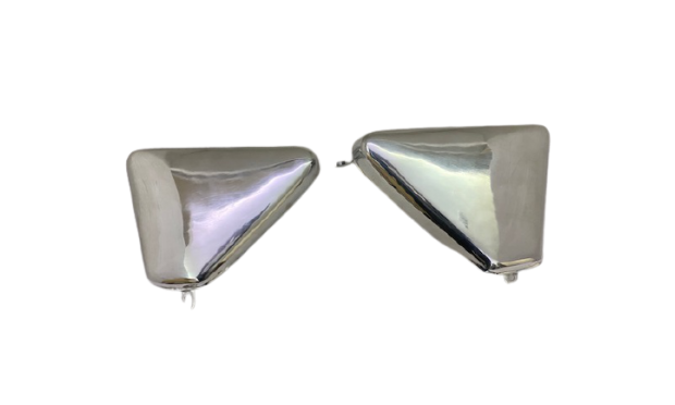 Fit For Norton Commando Roadster Aluminum Side Panels 