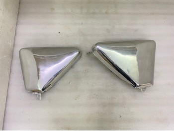 Fit For Norton Commando Roadster Aluminum Side Panels & Oil Tank 
