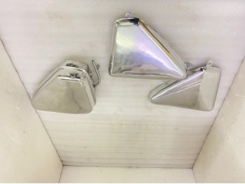 Fit For Norton Commando Roadster Aluminum Side Panels & Oil Tank 